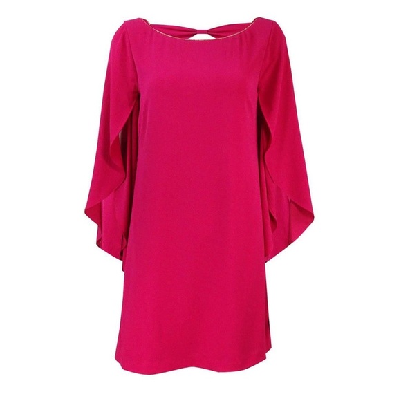 Jessica Simpson Bow Back Flutter Sleeve Dress - Picture 1 of 8
